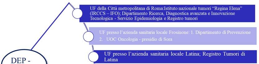 Registro Tumori Lazio Figura 1. La struttura Organizzativa del Registro Tumori 2.