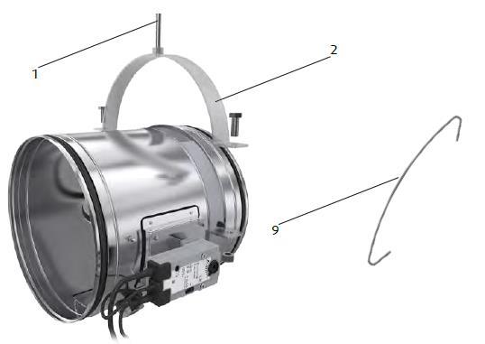 Per L D > 1.500 mm la distanza massima tra due barre filettate deve essere di 1. Barra filettata M12 1.500 mm e una barra supplementare deve essere posizionata il più vicino 2.