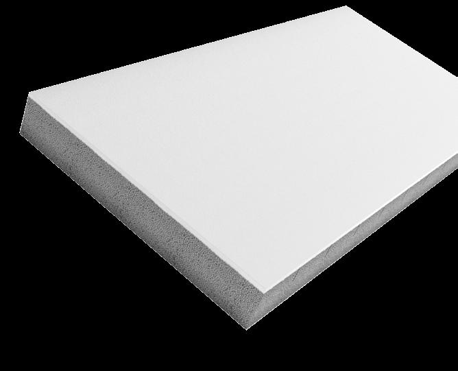 Greypor HR 800 Lastra tecnica stampata a doppio strato per alta riflettanza specifica