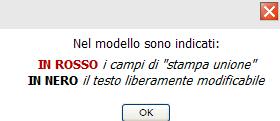 Si consiglia di verificare e partire dal modello che più si avvicina alle proprie esigenze, eventualmente è anche presente un modello chiamato modello base privo di testo.