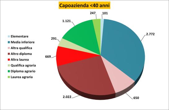 pianura sud orientale Diploma 29% Giovani più