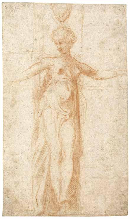 16. Francesco Mazzola detto Parmigianino, Studio di Canefora per la Steccata, 1540
