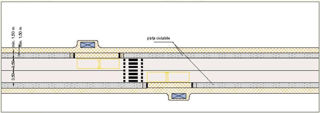 Figura 38 tavola URB-2 Ambito URBANO; Classe funzionale della strada: E di interquartiere e