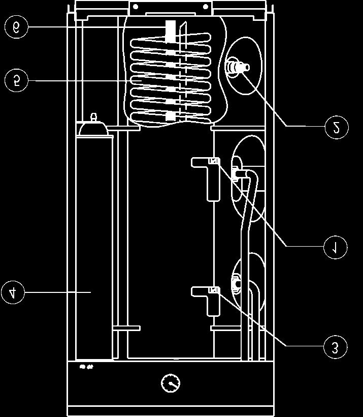 COMPONENTI PRINCIPALI BOILER PLUS Boiler 80 l Boiler 105 l Boiler 120 l 1 - Sensore