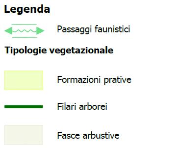 Figura 11-4 Interventi di inserimento ambientale: Tipologie vegetazionali 11.3.