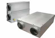 JD Modulo di recupero calore ad alta efficienza, per impianti collettivi - Recuperatore passivo (scambiatore e filtri, senza ventilatori) R - Struttura autoportante in Aluzinc (parti interne ed