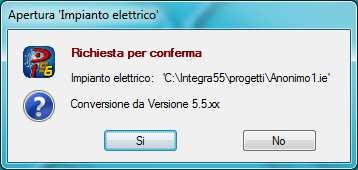 4. Apertura di progetti già realizzati Verranno di seguito evidenziati i dettagli operativi relativi all apertura di progetti già realizzati, in particolare: Compatibilità con le versioni precedenti