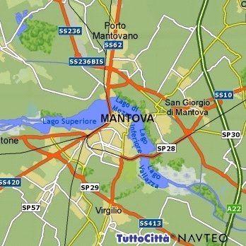 Mantova è bagnata da tre laghi creati