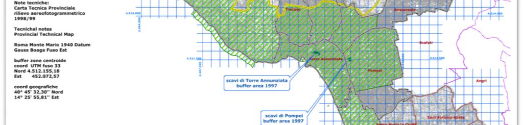 Boscotrecase, Boscoreale, Torre Annunziata, Pompei e Castellammare di Stabia.
