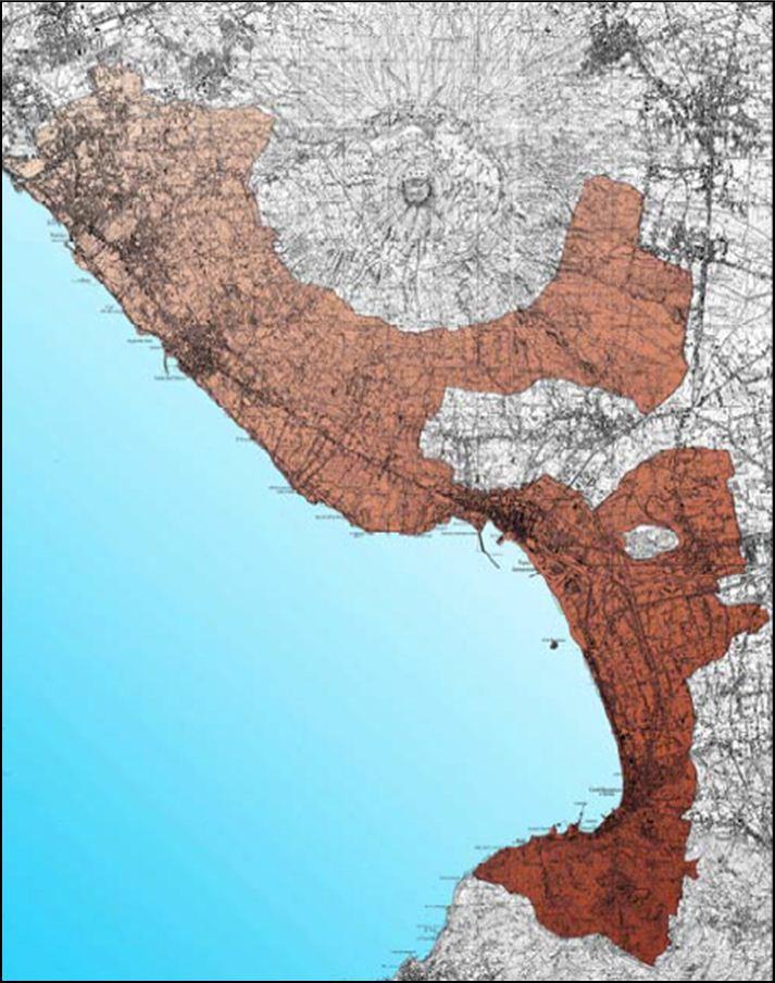 Figura 18: Perimetrazione del SIN Aree del Litorale Vesuviano Fonte: ARPAC - Subperimetrazione del Sito di Interesse Nazionale Aree del litorale vesuviano (relazione tecnica 2006) Il decreto di
