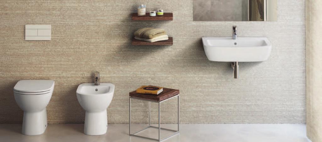 SANITARI RUBINETTERIA PIATTI DOCCIA D E S I G N CONVENIENZA QUALITÀ Gemma 2 è la linea giovane e dinamica di Ceramica Dolomite, ideale per chi cerca il Una linea di ceramiche da bagno, che si