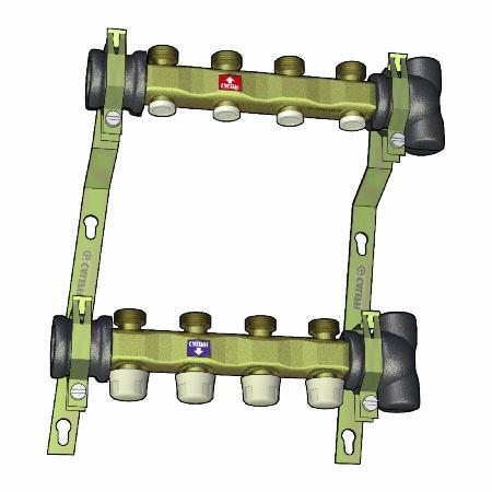 Esse sono inoltre predisposte per l applicazione di un comando elettrotermico (2), che, utilizzato con un termostato ambiente, permette di mantenere la temperatura ambiente ai valori impostati al