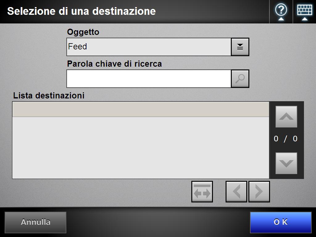 3.1 Invio dei dati scanditi a Salesforce Chatter 4. Premere per [Modalità] e selezionare una modalità per l invio dei dati scanditi.