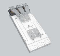 185Power 2500 A pinza per il montaggio senza foratura su un sistema protetto contro i contatti.