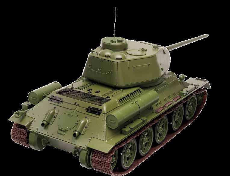 FASE 32 IL T-34-85 IN DETTAGLIO L armamento di mitragliatrici dei carri armati T-34 e T-34-85 era costituito da due mitragliatrici DT modello del 929, una delle quali era abbinata al cannone e l