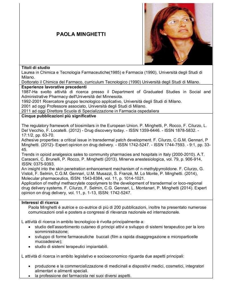 CURRICULUM PAOLO