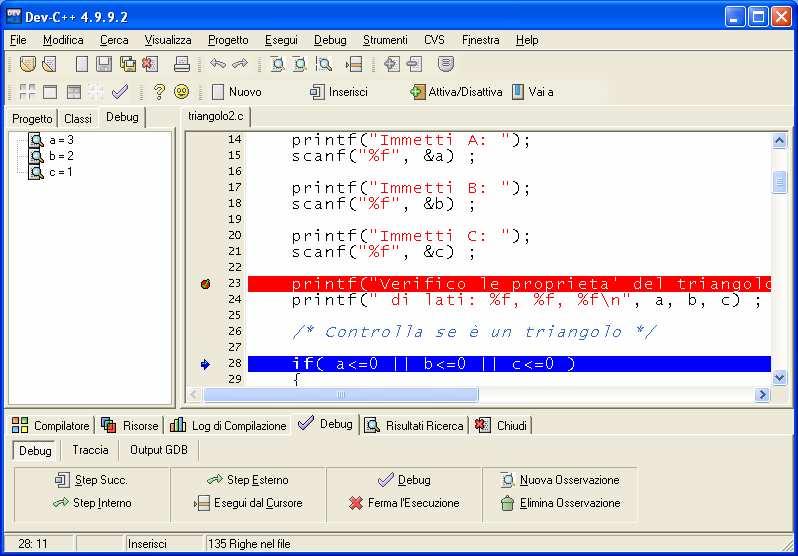 Scrittura programma Compilatore C Ambienti integrati Applicazioni software integrate che contengono al loro interno Un editor di