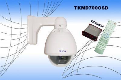 - IP 66 TKMDIR10X Mini Speed Dome IR Sensore d'immagine: 1/3 Sony Exview HAD CCD II Risoluzione: PAL 976x582-650TVL Ill. min: 0,001Lux Ottica: 10X dimanica PTZ Pelco P/D Tipo DSP: Sony Effio N.