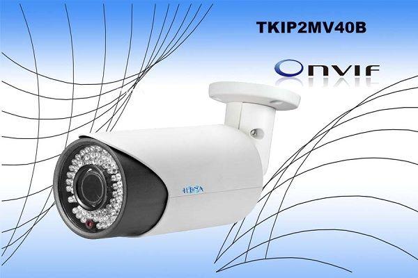 TKIP2MV40B IP Telecamera IR IP DSP Sony Sensore: 1/3 1.0 M C/MOS Day&Night (IR-Cut Filter) Dual Stream:1080P/720P/D1 25fps Ottica Varifocal: 2.