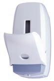 Linea Basica - Distributori di sapone push Basica Range - Push soap dispensers Basica Distributore di sapone liquido Base in ABS grigio e cover in ABS bianco Tanica in plastica a riempimento da 0,5