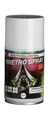 Insetticidi Insecticide Exclusive Insetticida spray Insetticida spray per diffusori automatici Concentrazione di piretro 7,2% Bomboletta da 250 ml Bug spray Suitable for automatic air freshener 7,2%