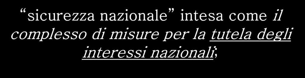 DPCM 5 maggio 2010 Organizzazione nazionale per la gestione di crisi.