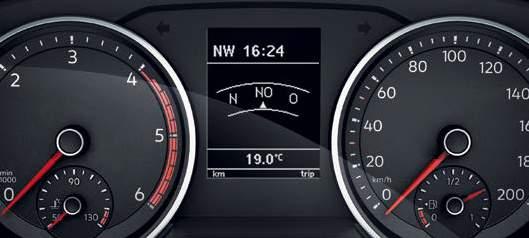 Il computer di bordo visualizza varie informazioni istantanee quali, per esempio, i chilometri percorsi, la temperatura esterna e il consumo. 05 Impianto radio Composition Media.