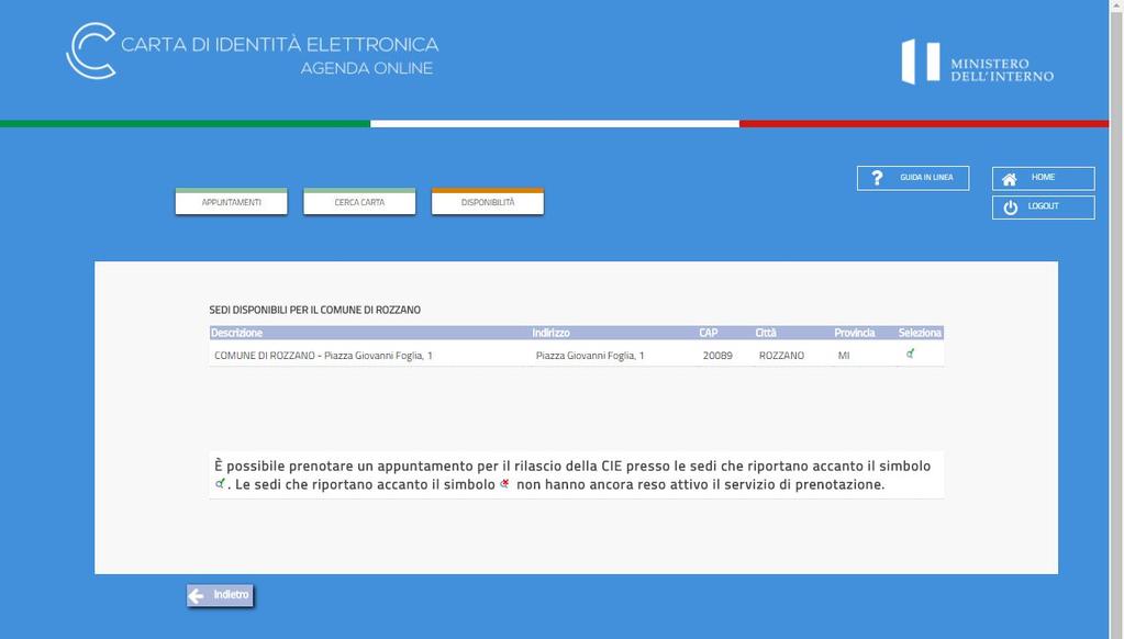 Cliccare ancora sulla lentina