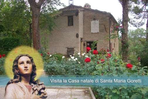 borgo che fa parte dei borghi piu belli d Italia ed il luogo che diede i Natali a Santa Maria Goretti, visita alla casa