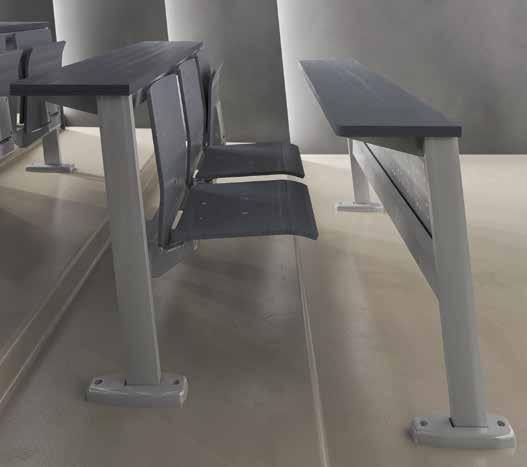 SYMPOSIUM 8300 parti in metallo - metal parts AC03 Acciaio verniciato nero goffrato Black embossed painted steel AC49 Acciaio verniciato grigio 6429 Grey painted steel 6429 certificazioni -