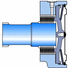 POCLAIN HYDRAULICS FRENAGGIO C D P P S M Freno posteriore S E 0 3 1 1 2 3 1 2 F 0 3 3 1 2 3 4 1 2 3 4 5 6 Modularità e Codice commerciale Principio del freno Si tratta di un freno multidisco che