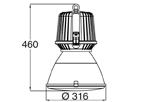 Articoli in esaurimento VERSIONI CON PORTALAMPADA EDISON - IP65 - CLASSE I Attacco max GW 83 791 150 W E27 Alluminio 7.