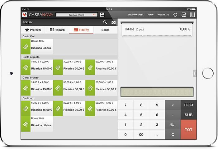 CARTE PREPAGATE E RACCOLTA PUNTI FIDELITY CARD PREPAGATE CassaNova ti aiuta a gestire al meglio i tuoi programmi fedeltà Le carte prepagate o carte fedeltà, sono tra gli strumenti più