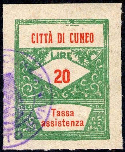 Cuneo Assistenza su Servizio annonario Carta bianca, liscia.