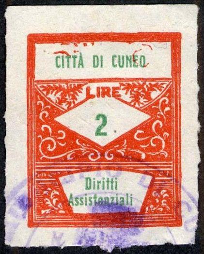 20 rosso, verde Stesso tipo precedente su carta rosa.