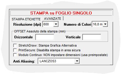 Nella voce Risoluzione (dpi), selezionare 600 8. Nella voce Numero di Colori, selezionare 16,8 milioni 9.