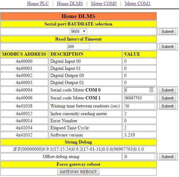 2.0 CONFIGURAZIONE E MAPPA MODBUS 2.