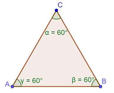3. Triangolo equilatero: quando tutti e tre i lati sono congruenti. ABC è isoscele: AB BC AC.