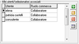 Tramite i pulsanti e è possibile inserire o modificare: o Sede di lavoro del cliente (interno/esterno) o Sede operativa (presso la quale viene gestita la commessa) o Riferimenti interni all azienda