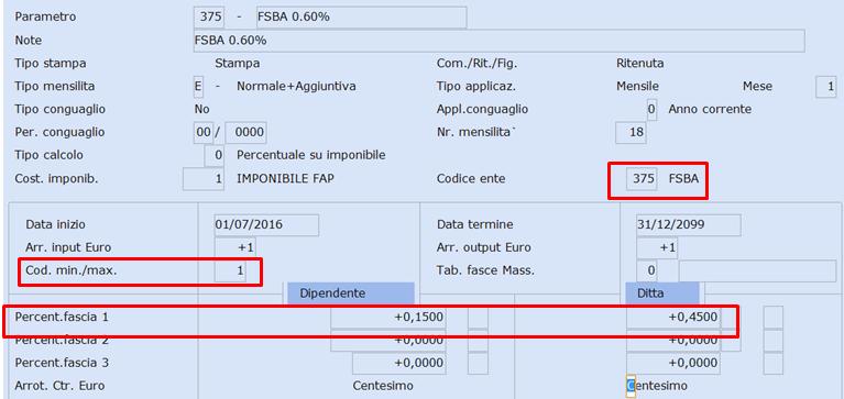 Al campo <Codice Ente> inserire il codice Ente precedentemente inserito (ns esempio n. 375).