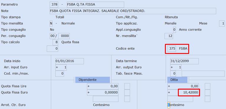 Ricordiamo che è cura dell'utente verificare se la contribuzione è Assistenziale.