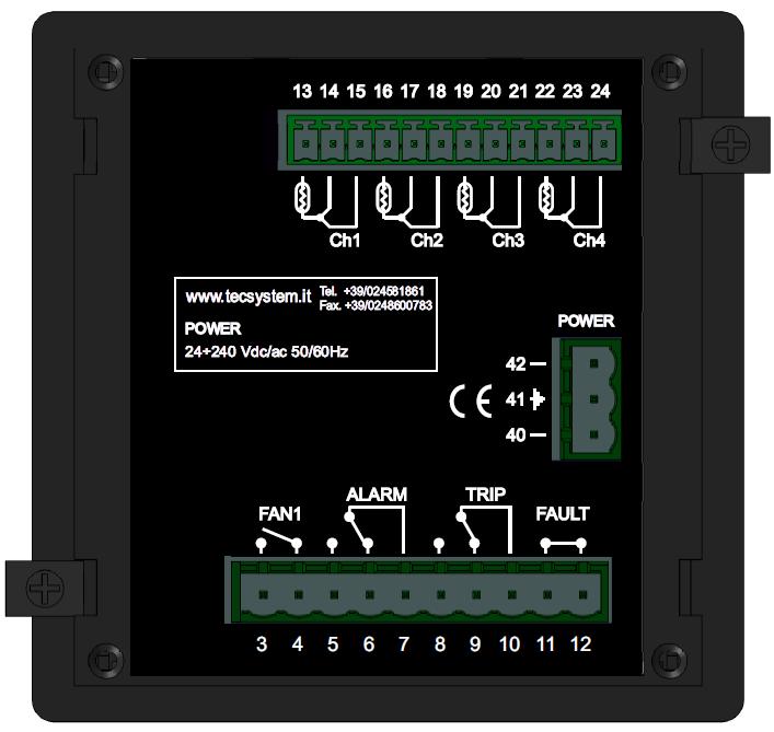 COLLEGAMENTI ELETTRICI 1 2 3 1MN0125 REV.