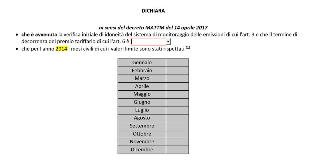 Img. Data Verifica e Anno Competenza Sul campo Data di Verifica sono inseriti i seguenti controlli: compilato una volta questo campo rimane identico per le comunicazioni successive e viene riproposto