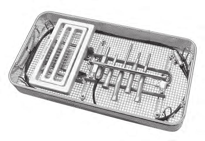 78 La dissezione anatomica endoscopica de distretto rino-sinusae Accessori per frese 39552 B incuso inserto perforato con suddivisioni 39552 A Cesteo perforato, per a conservazione sicura durante a