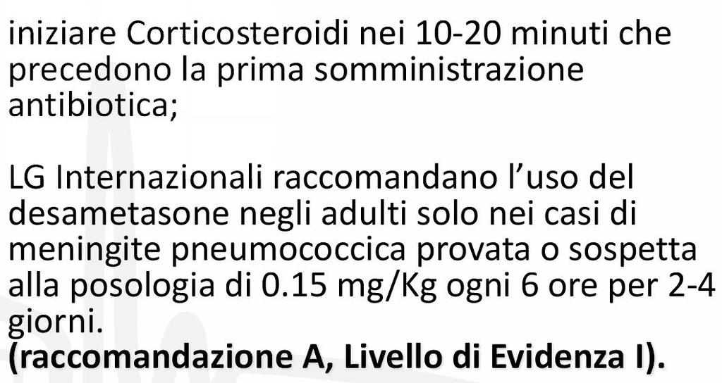 Terapie adiuvanti -> ridurre l abnorme risposta infiammatoria ed immunitaria innescata da