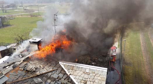 Un evento ricorrente: l incendio camino/canna fumaria L analisi evidenzia una brusca diminuzione degli incendi tetto connessi a