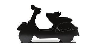 Vespa shaped mail holder for keeping together all your mails.