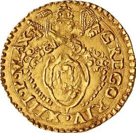 GREGORIO XIII (1572-1585) Scudo d oro, Ancona.