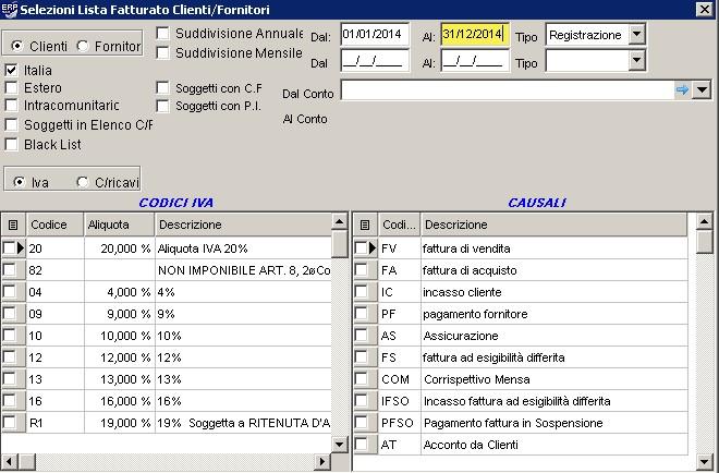 Se si ha necessità di cntrllare i dati di una singla cntrparte ggett dell