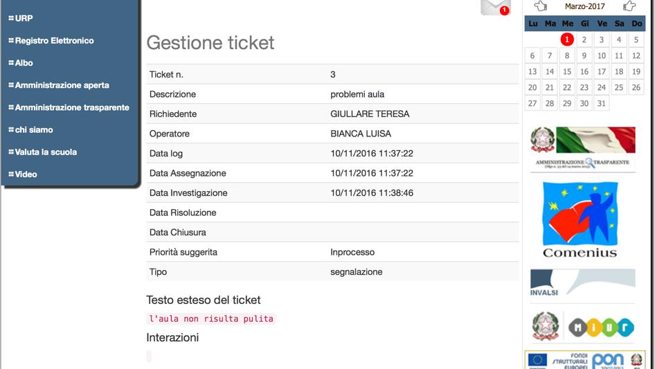 Figura 6 Sulla scheda troviamo ulteriori informazioni come la data e l ora delle varie fasi.